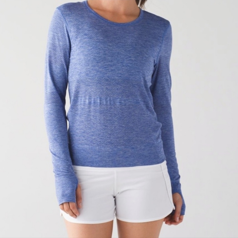 ♡ Lululemon Breeze By Long Sleeve Top Sz Small 4/6 EUC